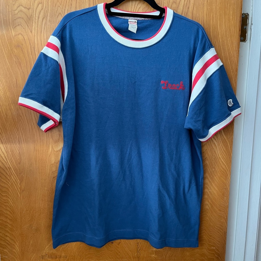 Todd Snyder x Champion varsity track tee L